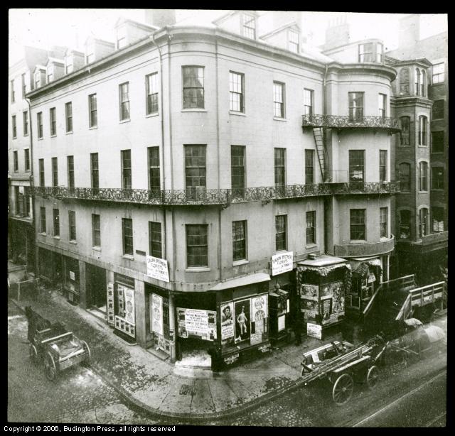 Albion Hotel Removed 1887 Corner Tremont And Beacon St.
